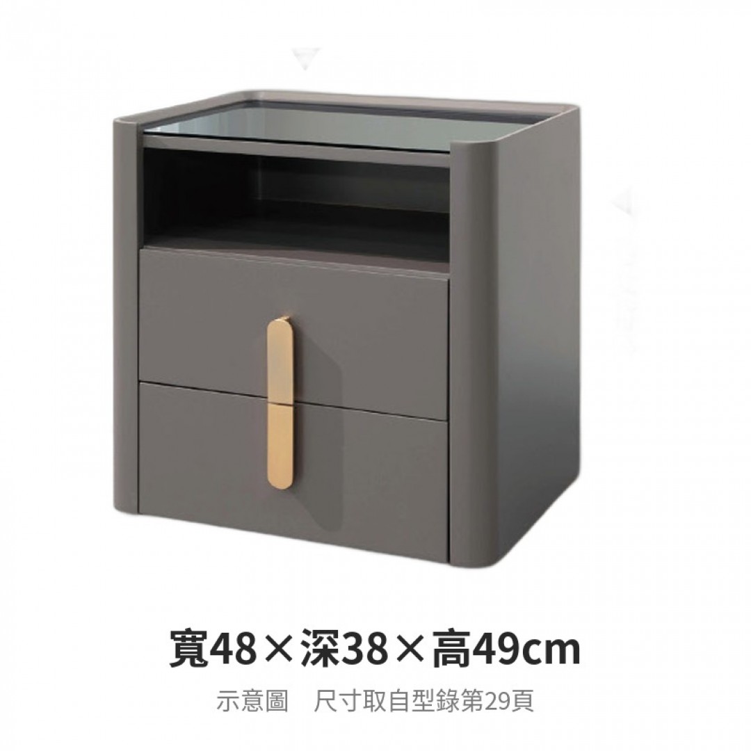 2026 易路斯床頭櫃