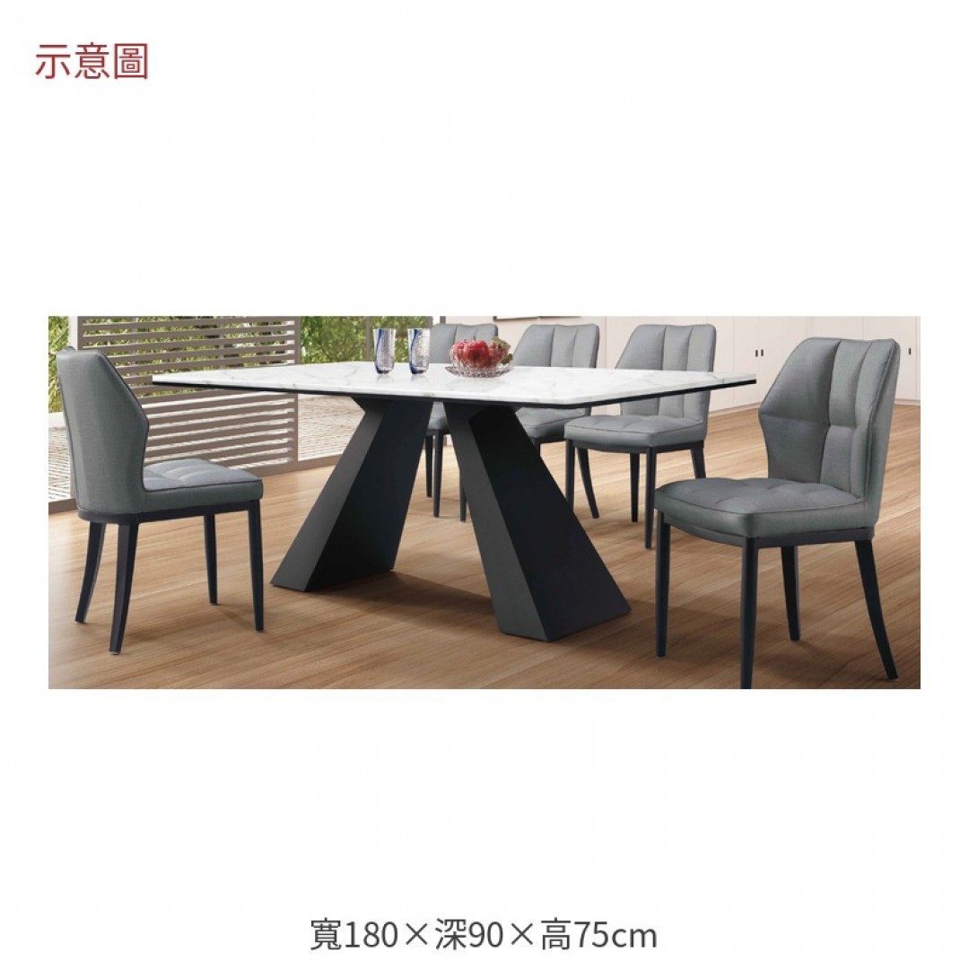 2026 雷克六尺奢晶石面餐桌布