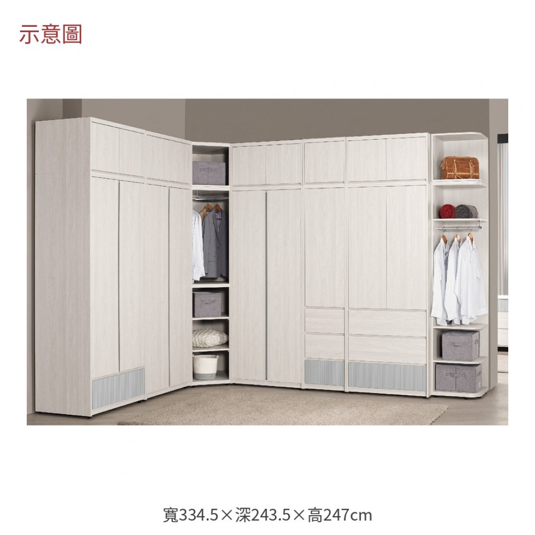 2026 倫斯被櫥式L型組合衣櫥喬