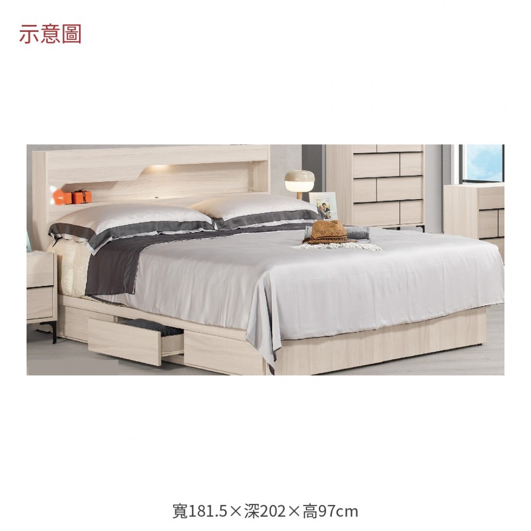 2026 斯里特抽屜床箱床組加大