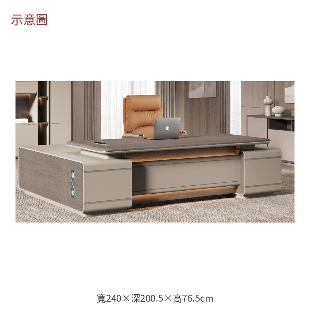 2026 蘭克標準L型辦公桌正向法