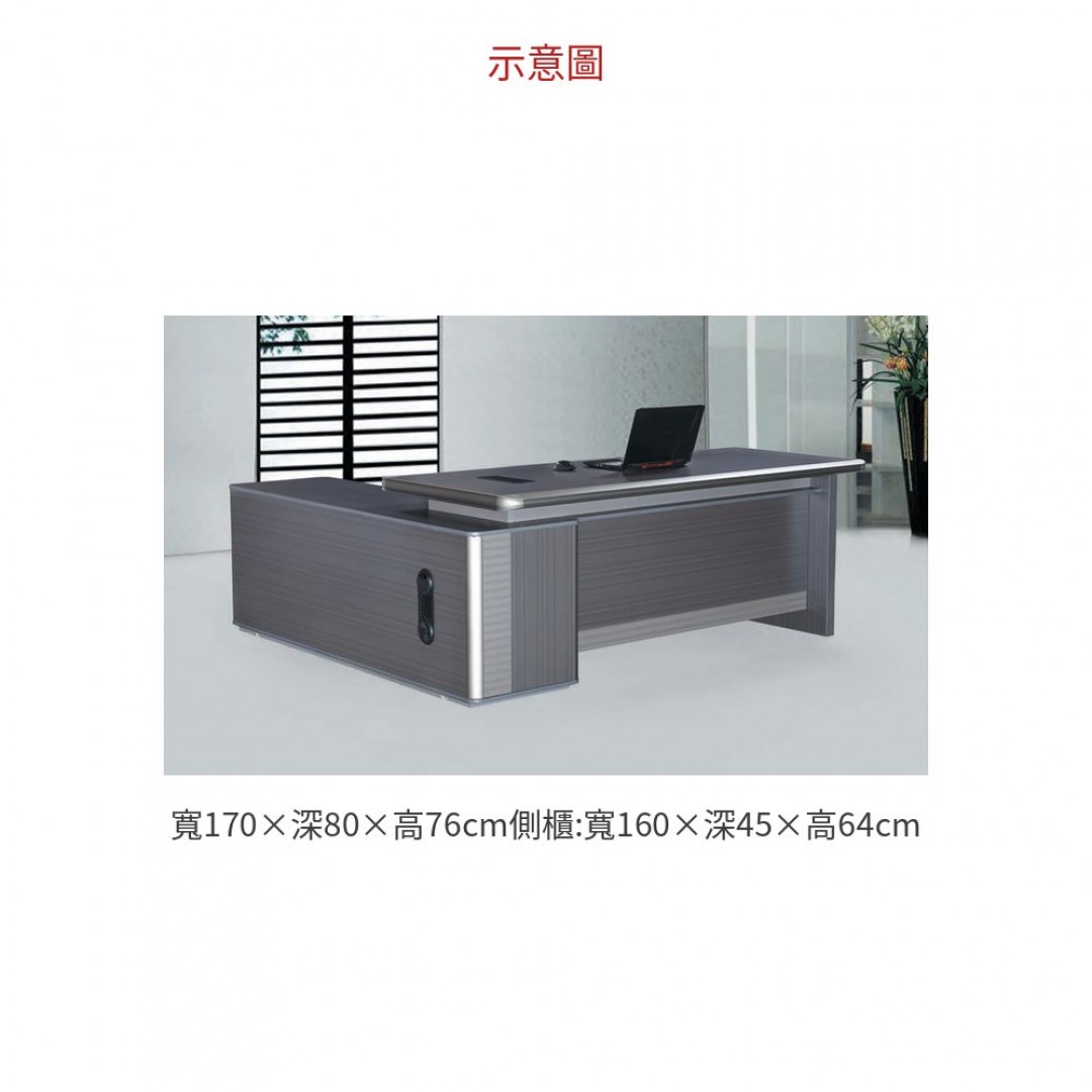 2026 300D-18 1米8 L型辦公桌 桌面: