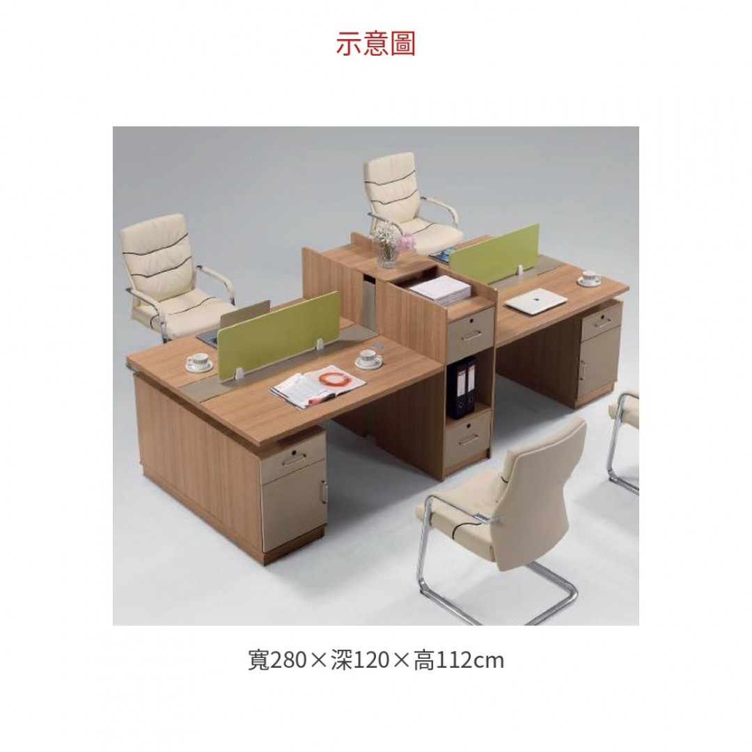 2026 CB-721/4 工作桌 ( 四人位)