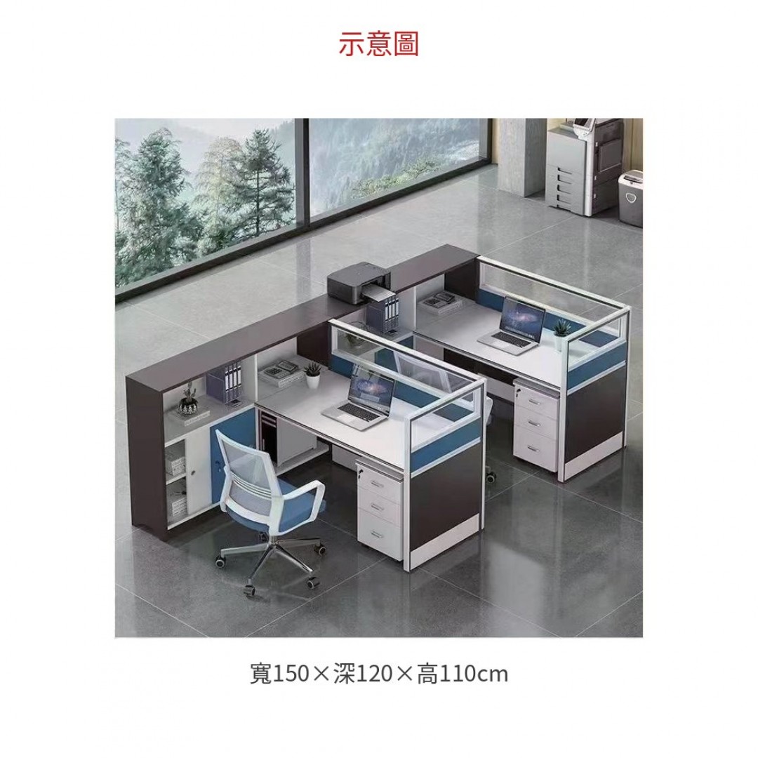 2026 FM-2219 職員桌組 二人位