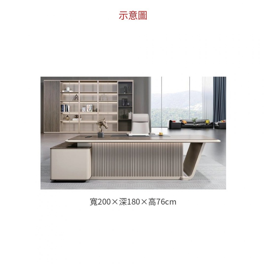 2026 HF30-20 主管桌 L 型 ( 含側桌)