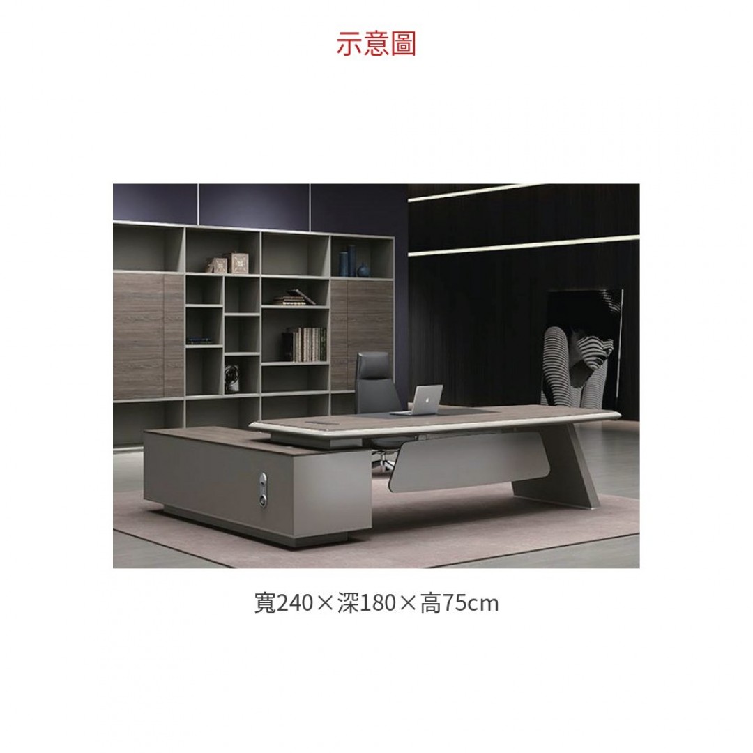 2026 主管桌 L 型 ( 含側桌) A053-02