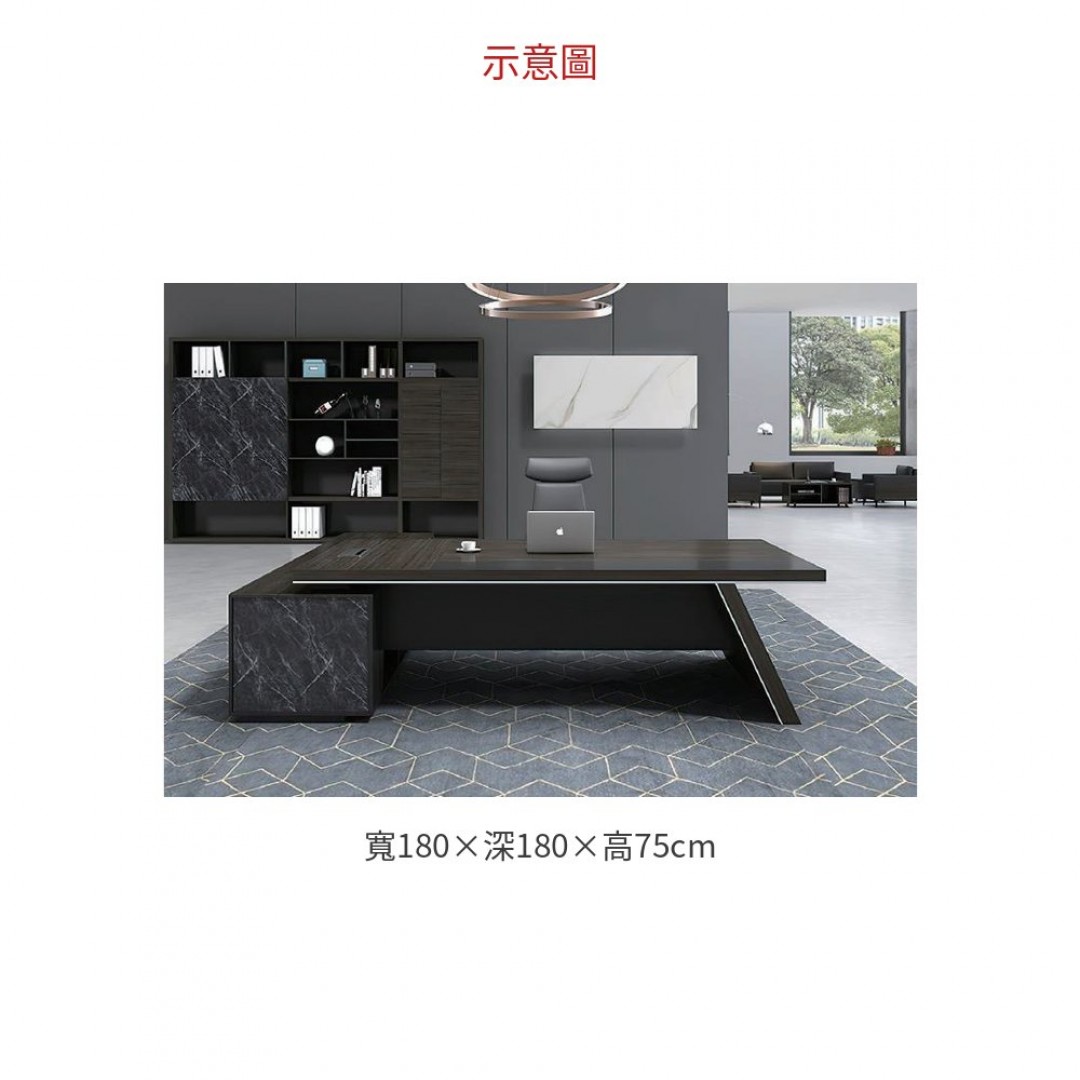 2026 01A18 主管桌 L 型 ( 含側桌)