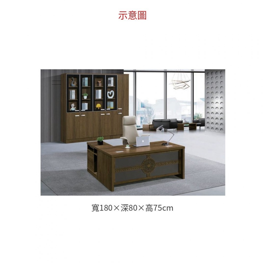 2026 主管桌 L 型 ( 含側桌) A066-02