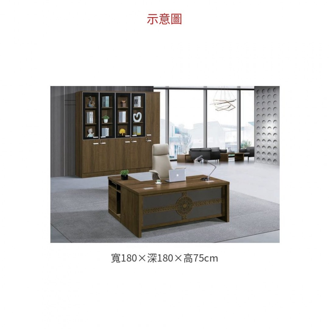 2026 #03A18 主管桌 L 型 ( 含側桌)