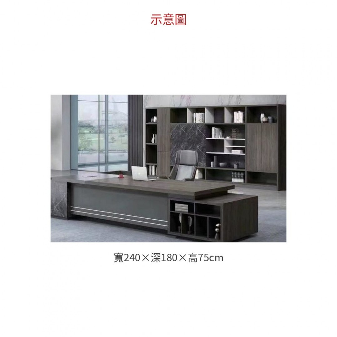 2026 主管桌 L 型 ( 含側桌) A067-06