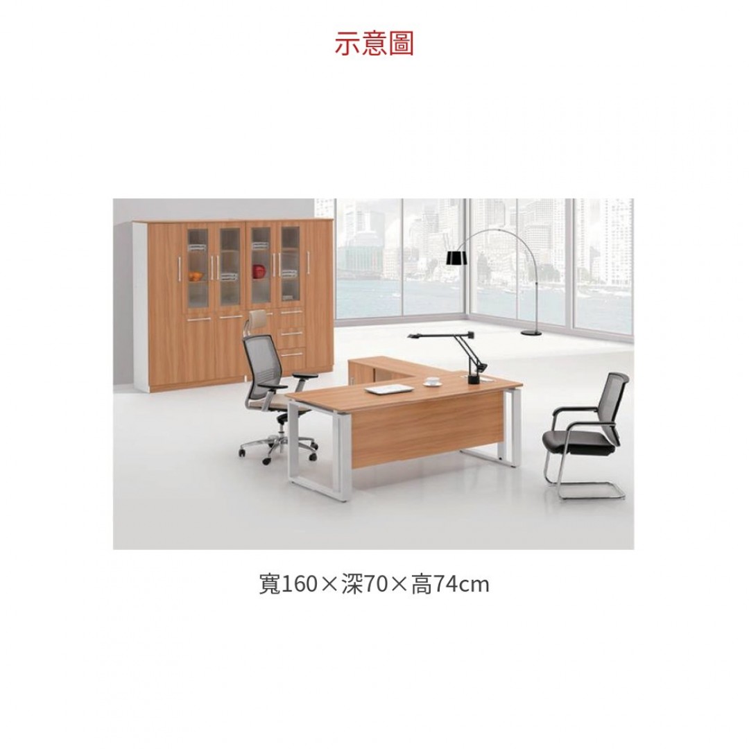 2026 CH-A054 主管桌 L 型 ( 含側桌)