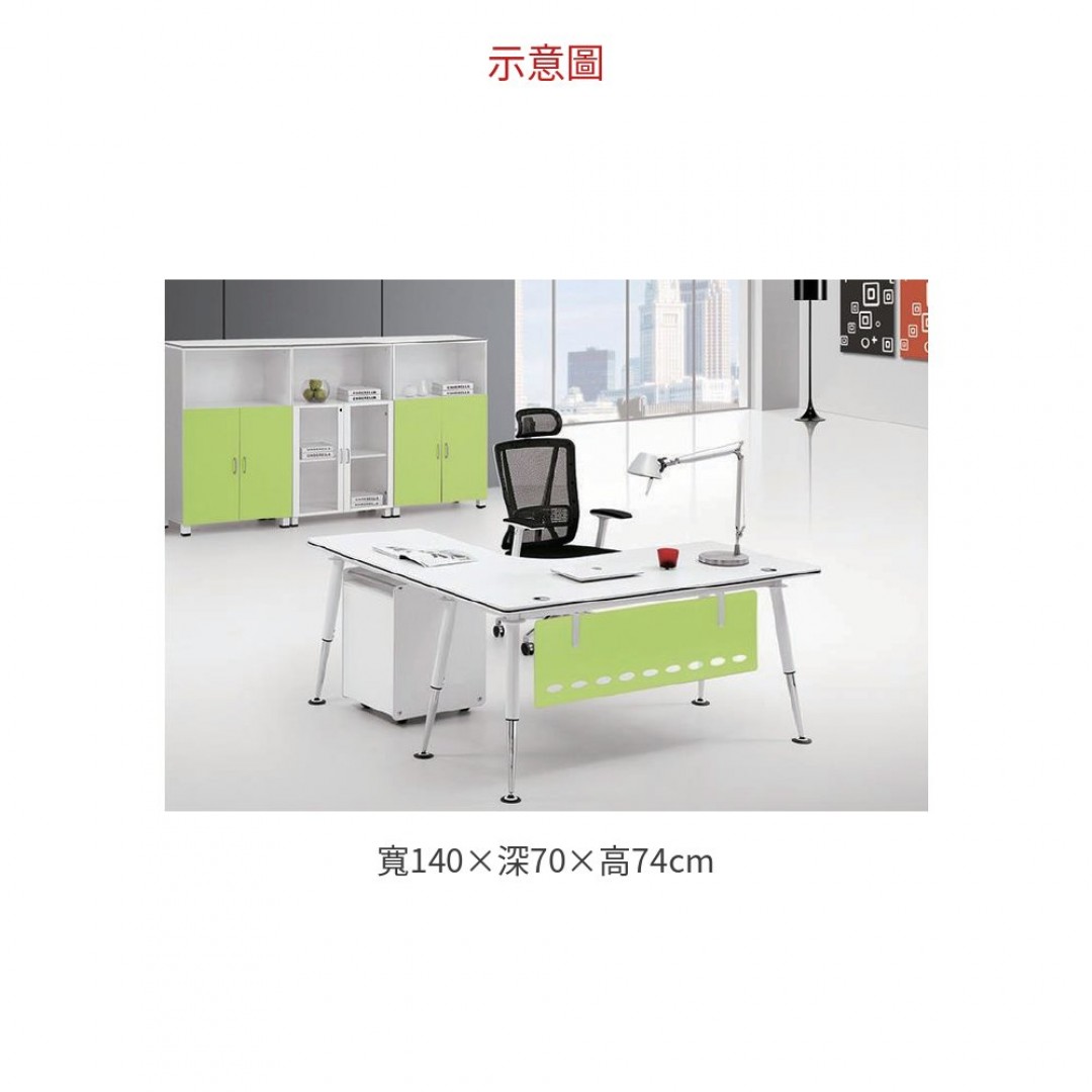 2026 主管桌 L 型 ( 含側桌) A083-02