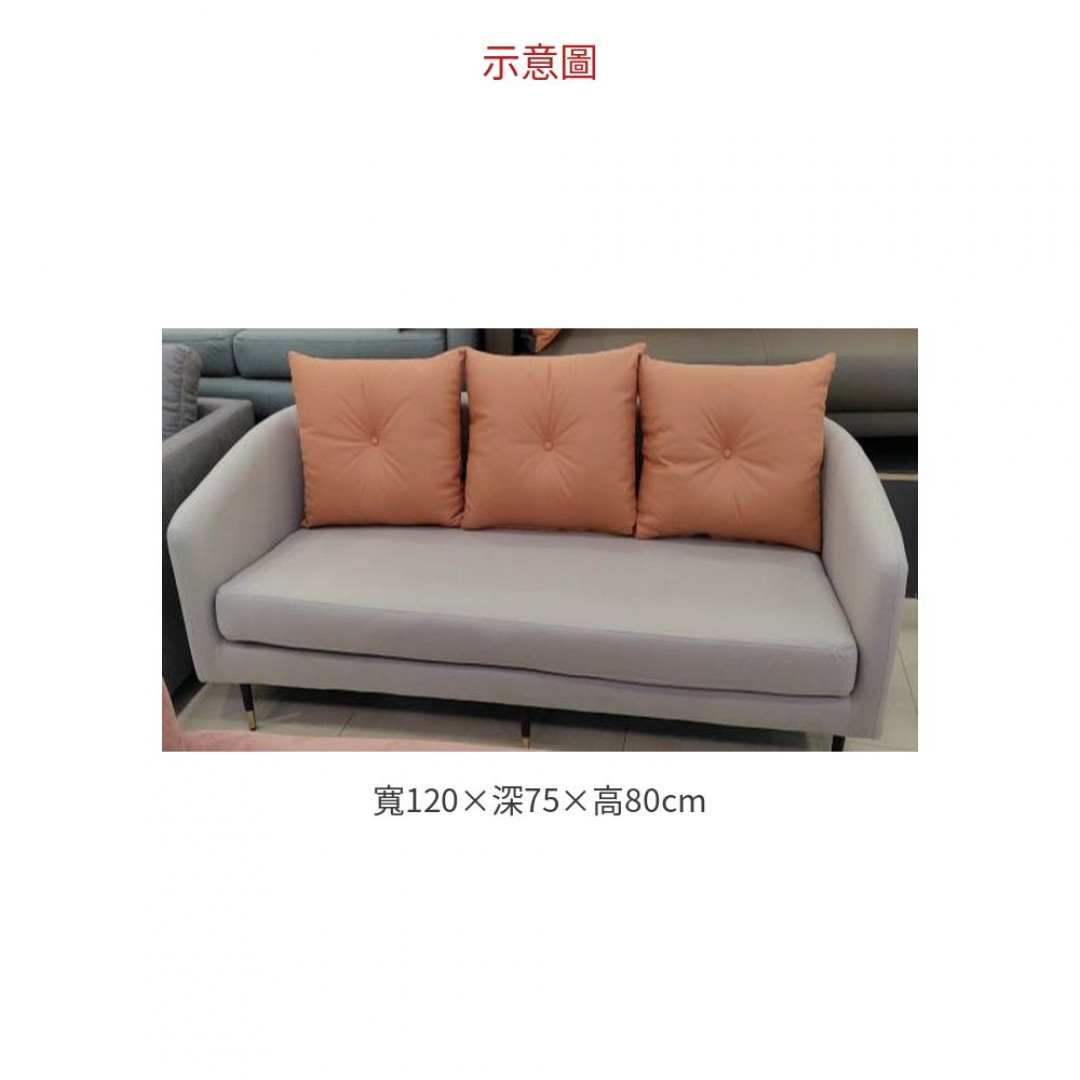2026 #839 沙發灰皮 – 二人