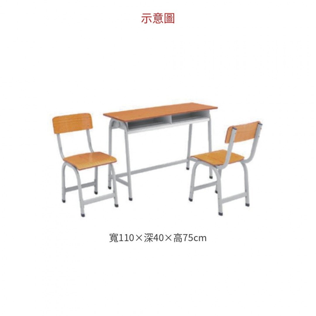 2026 AD-07KD 雙人座課桌椅組