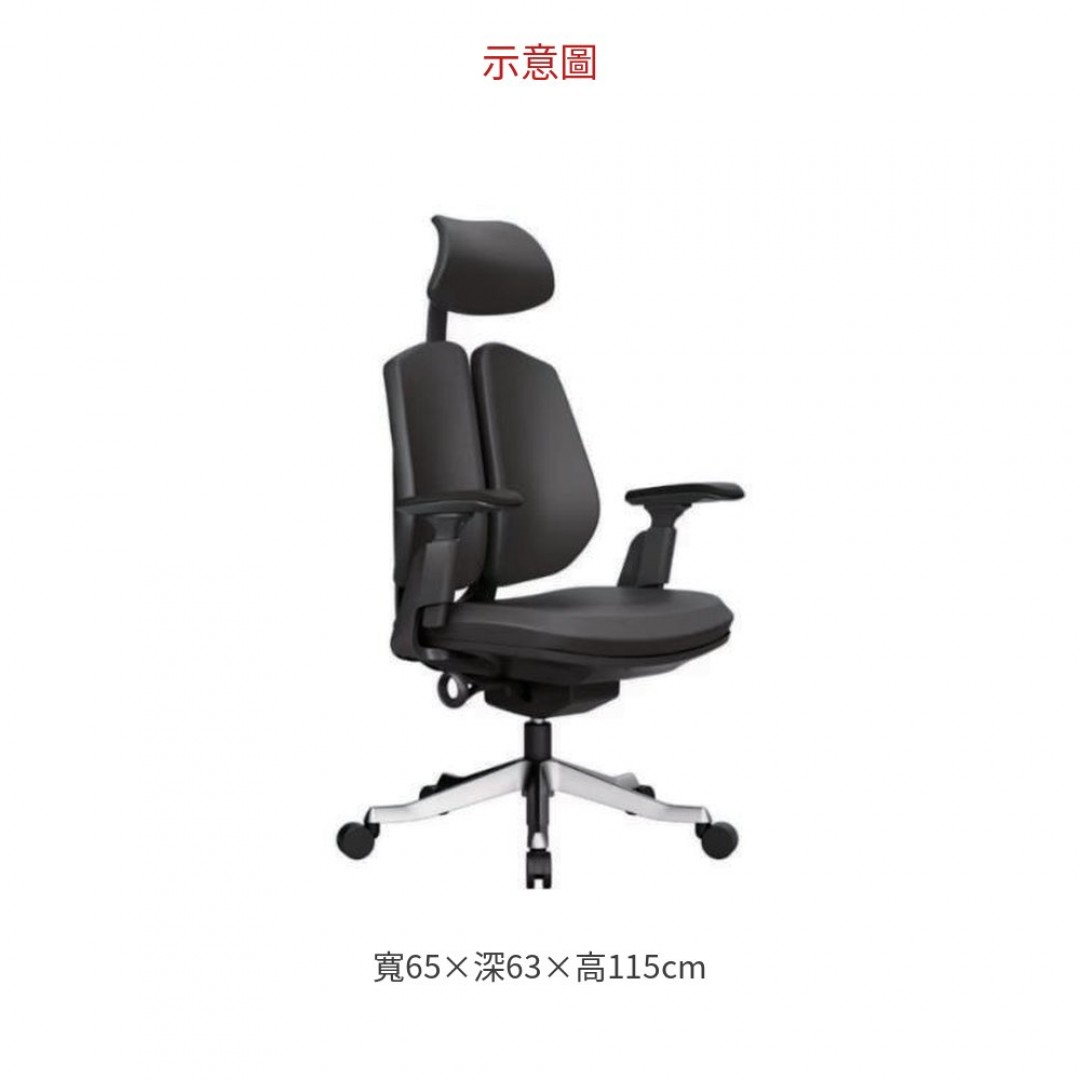 2026 雙墊椅- 黑 Z835
