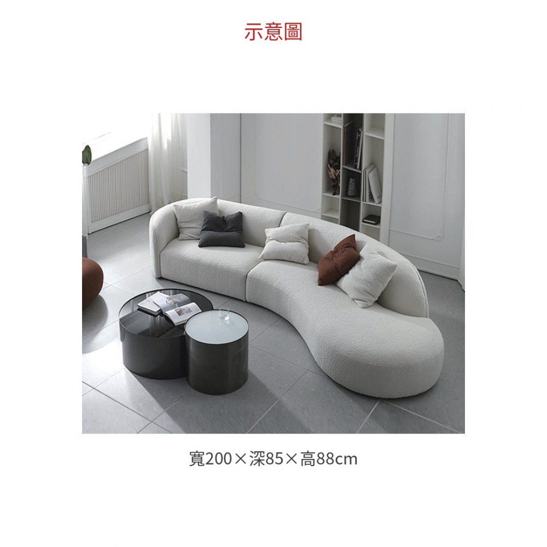2026 SF-18 幾何線條沙發- 三人