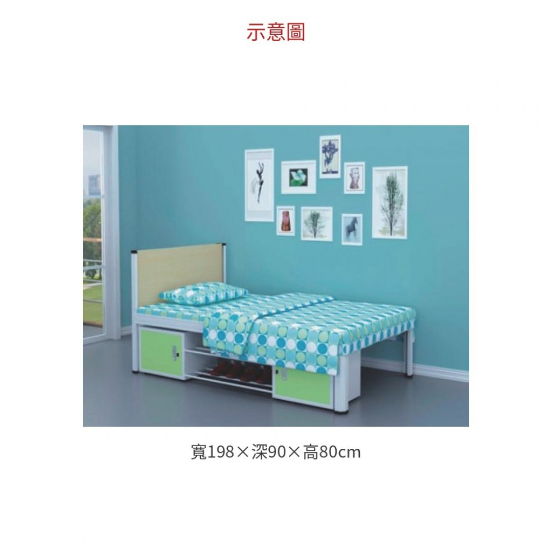 2026 AD-711# 宿舍床組 / 單人位