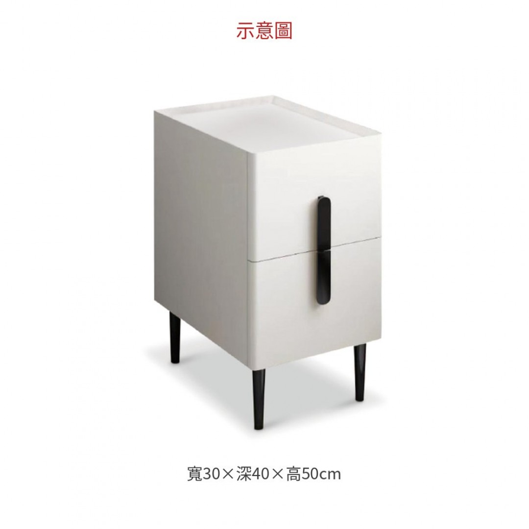 2026 201型瑞莎床頭櫃(黑)