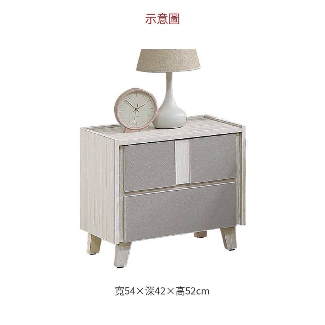 2026 1.78尺白榆木雙色床頭櫃(153)