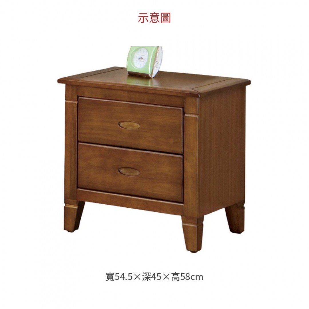 2026 1.8尺巴比倫黃櫃木床頭櫃(1703)