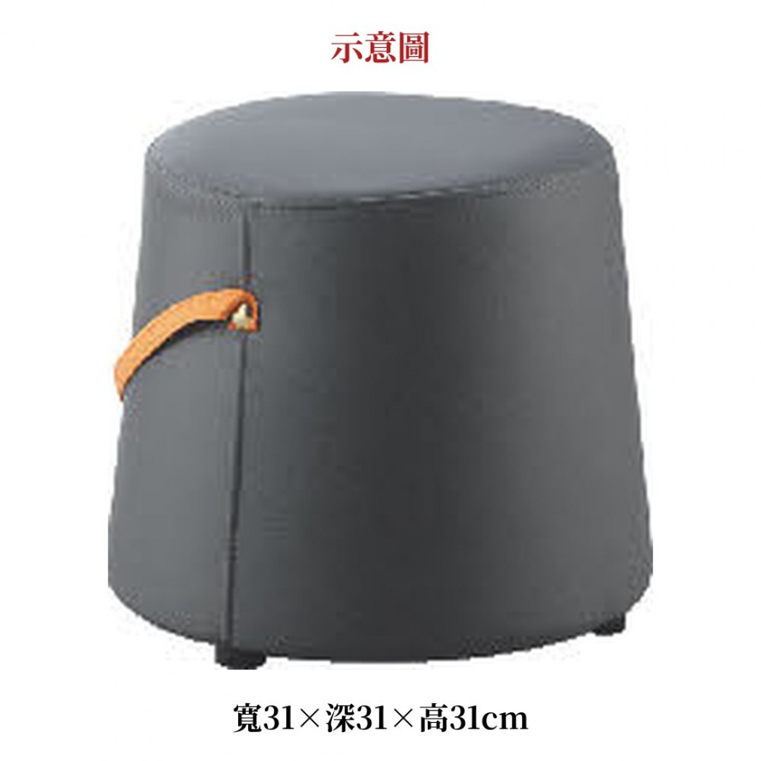 2026 色科技布小圓凳灰