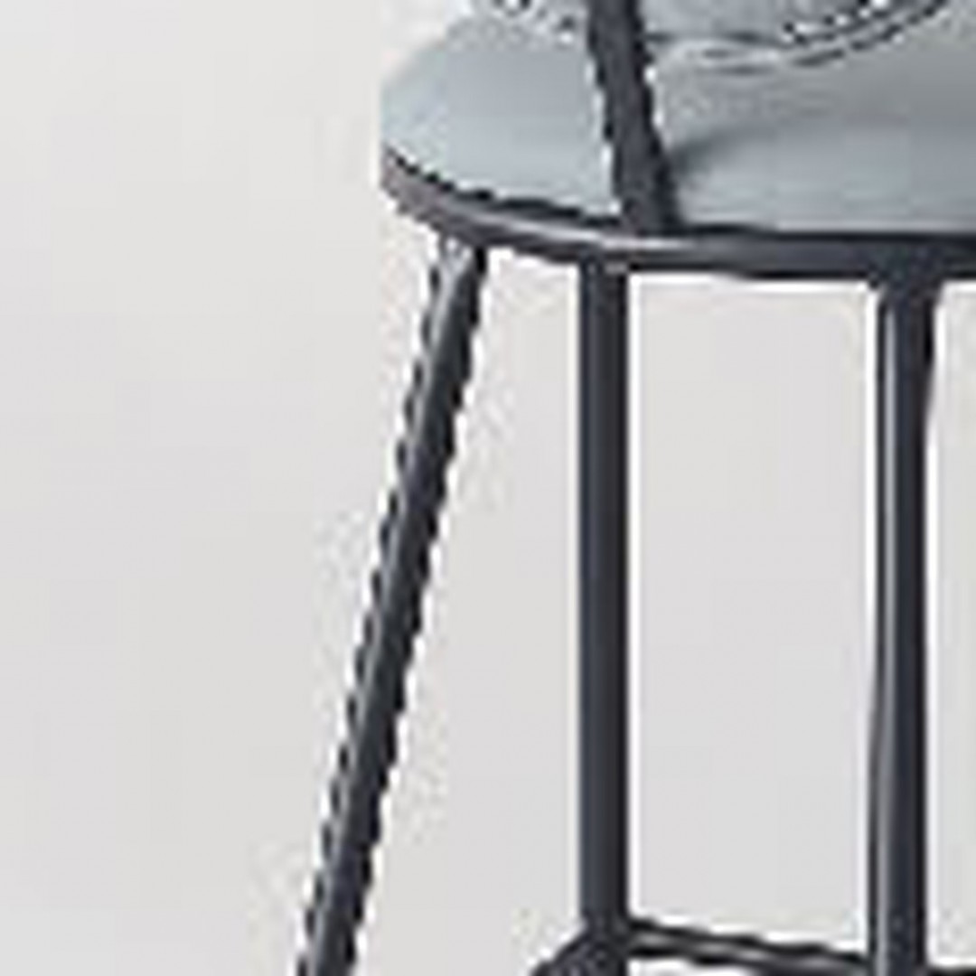 2026 色扶手高腳吧椅灰