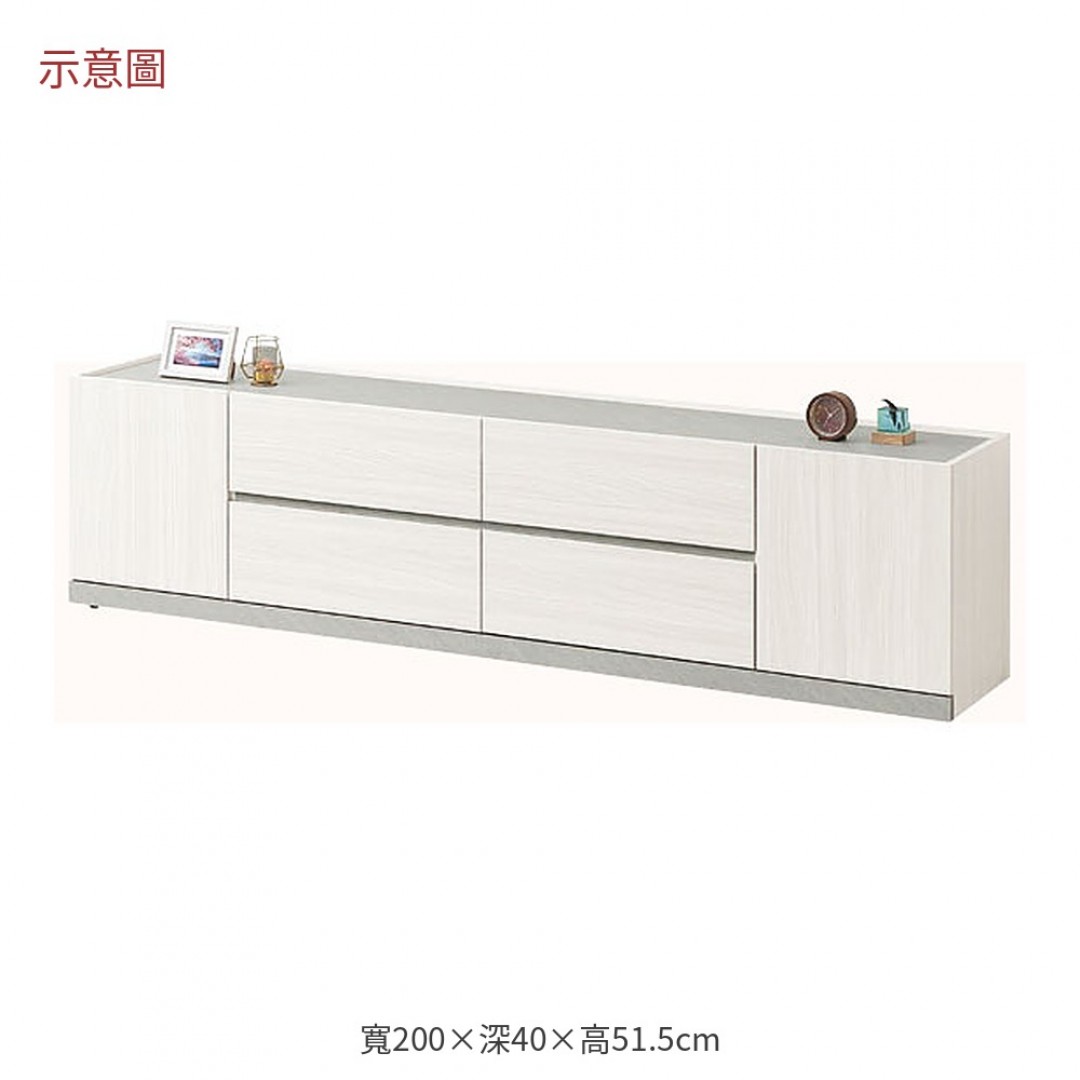 2026 拉白榆木大電視櫃黛