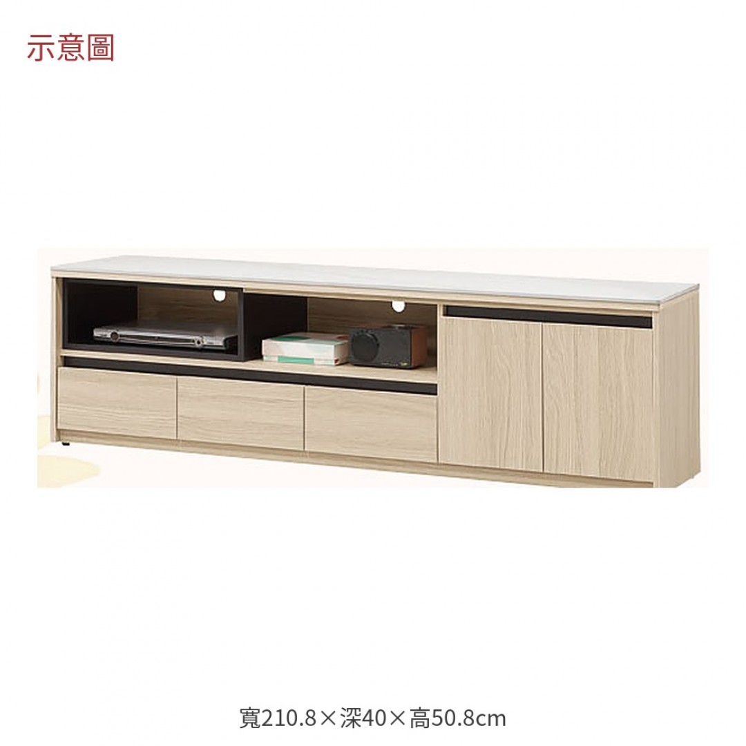 2026 爵奶茶色大岩板矮櫃伯