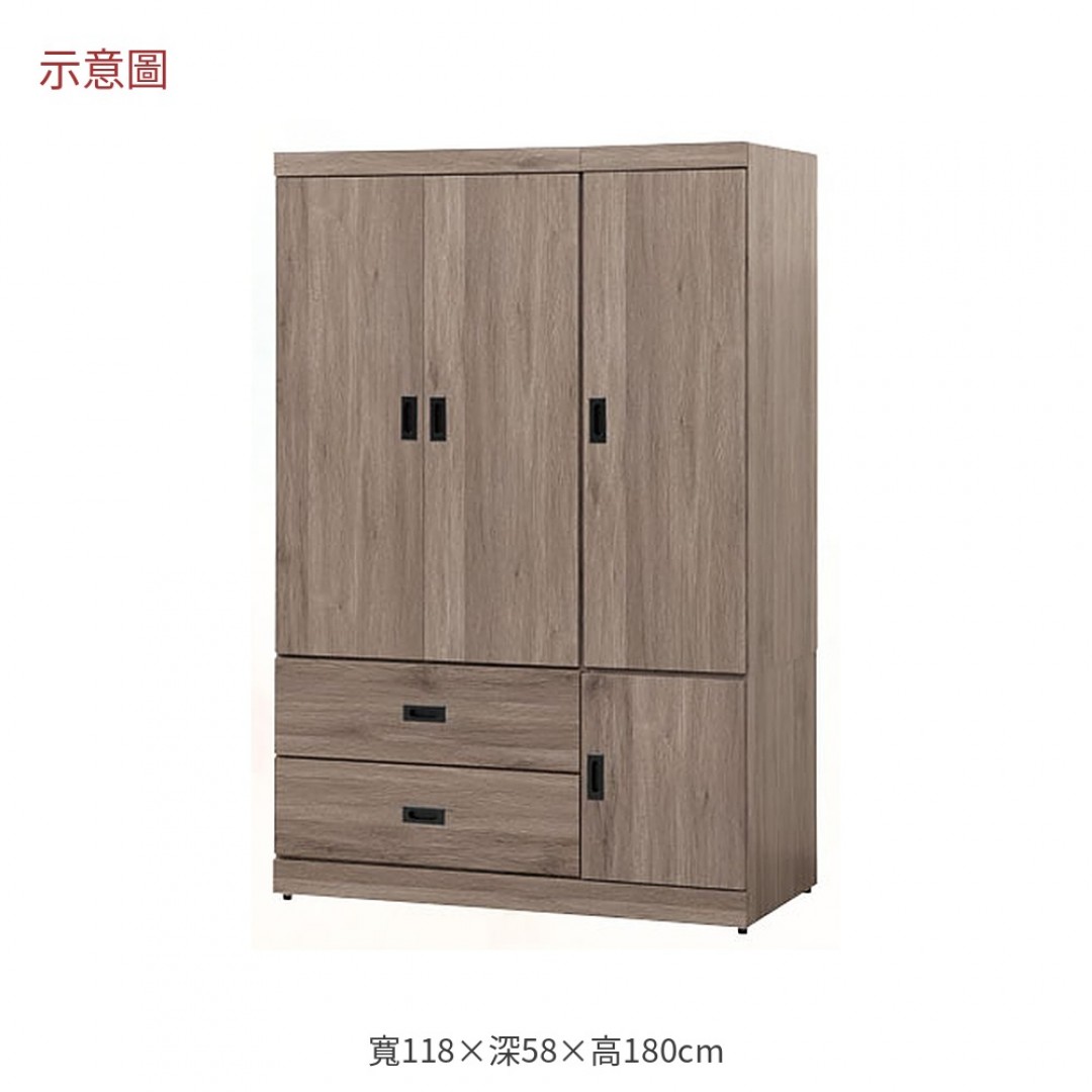 2026 多里灰橡色中衣櫃卡