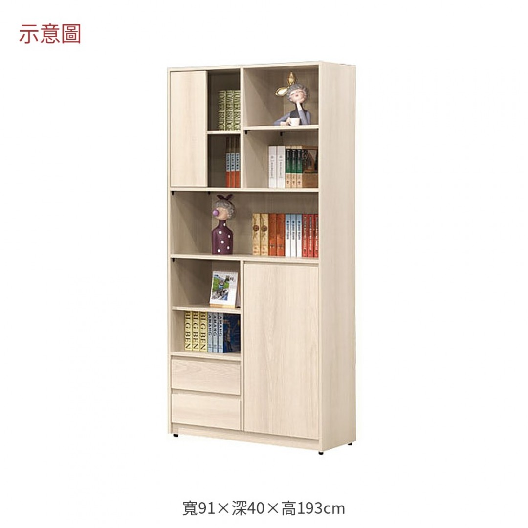 2026 洛琳淺木色書櫃卡