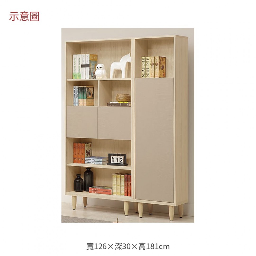 2026 肯雙色書櫃組麥
