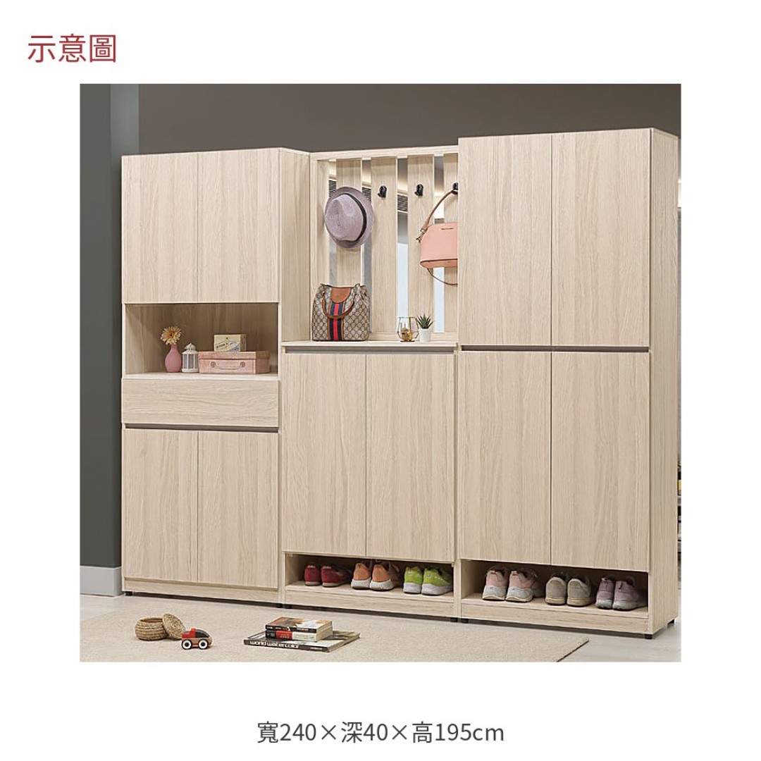 2026 禾白榆木鞋櫃組夏