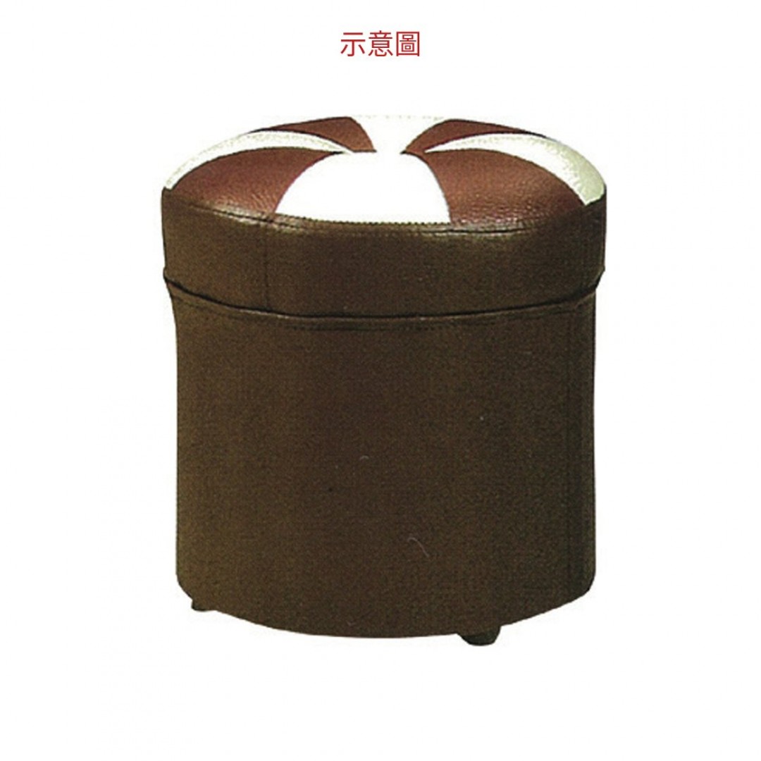 2026 咖啡色雙色圓筒椅