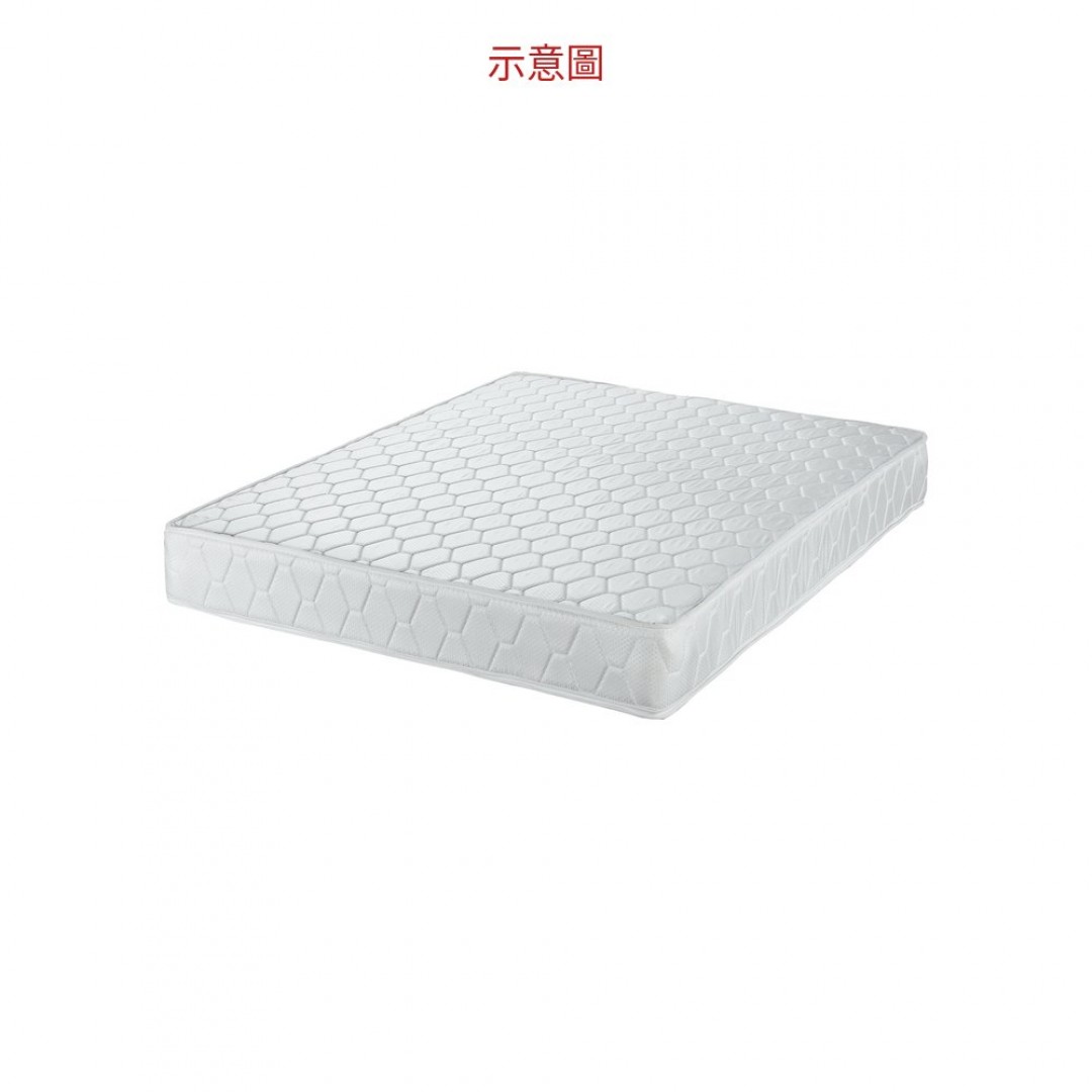 2026 白色緹花布5尺彈簧床