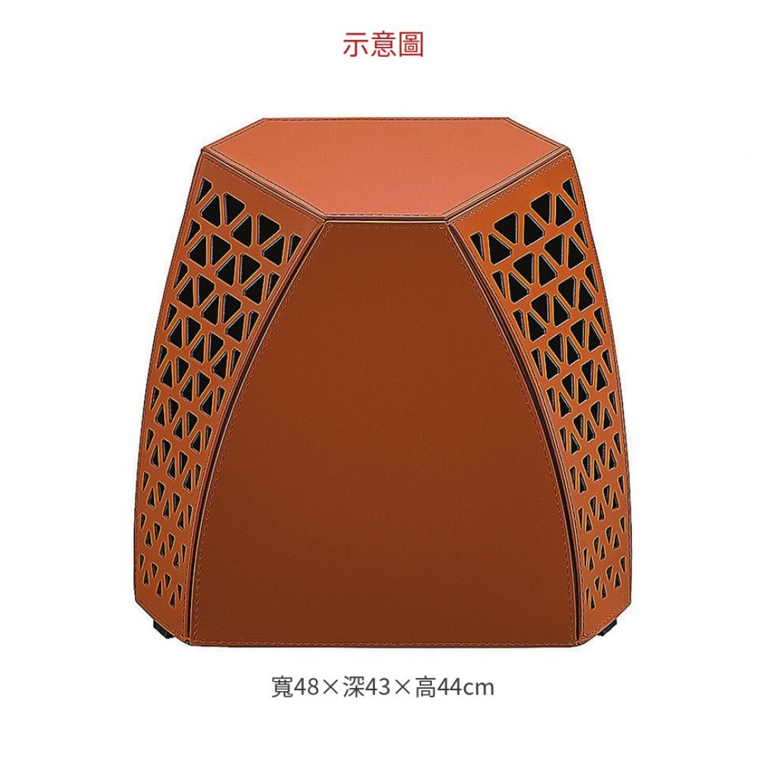 2026 3(灰) T42馬鞍皮凳(4(桔 )