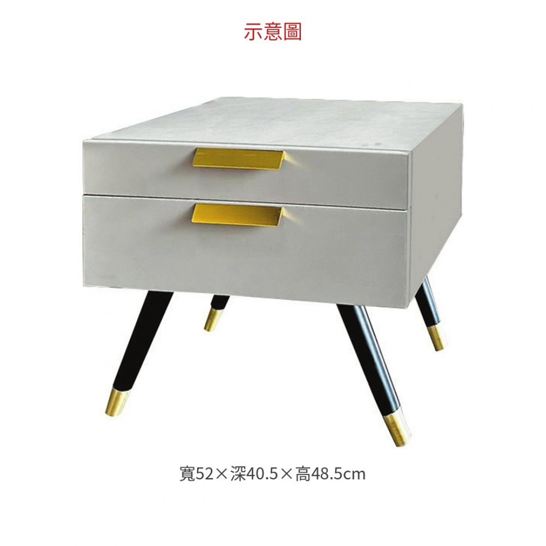 2026 淺灰床頭櫃