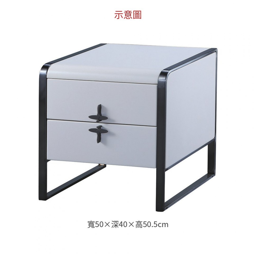 2026 8838床頭櫃(米白)