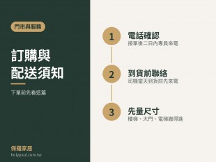 【門市與服務】訂購與配送須知｜下單前先看這篇-聖保羅家具
