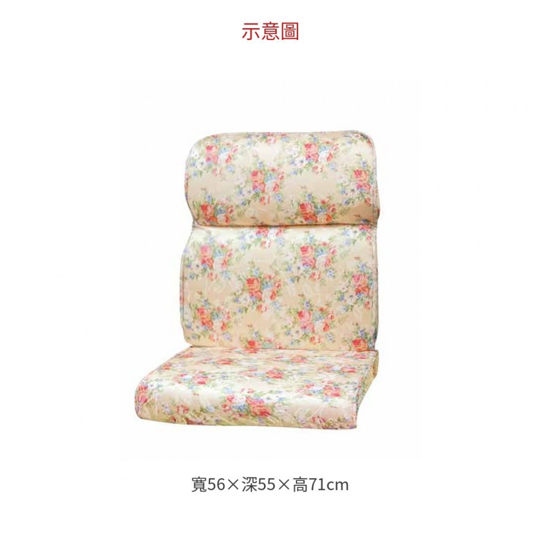 2026 緹花布單人椅墊(牽牛花)